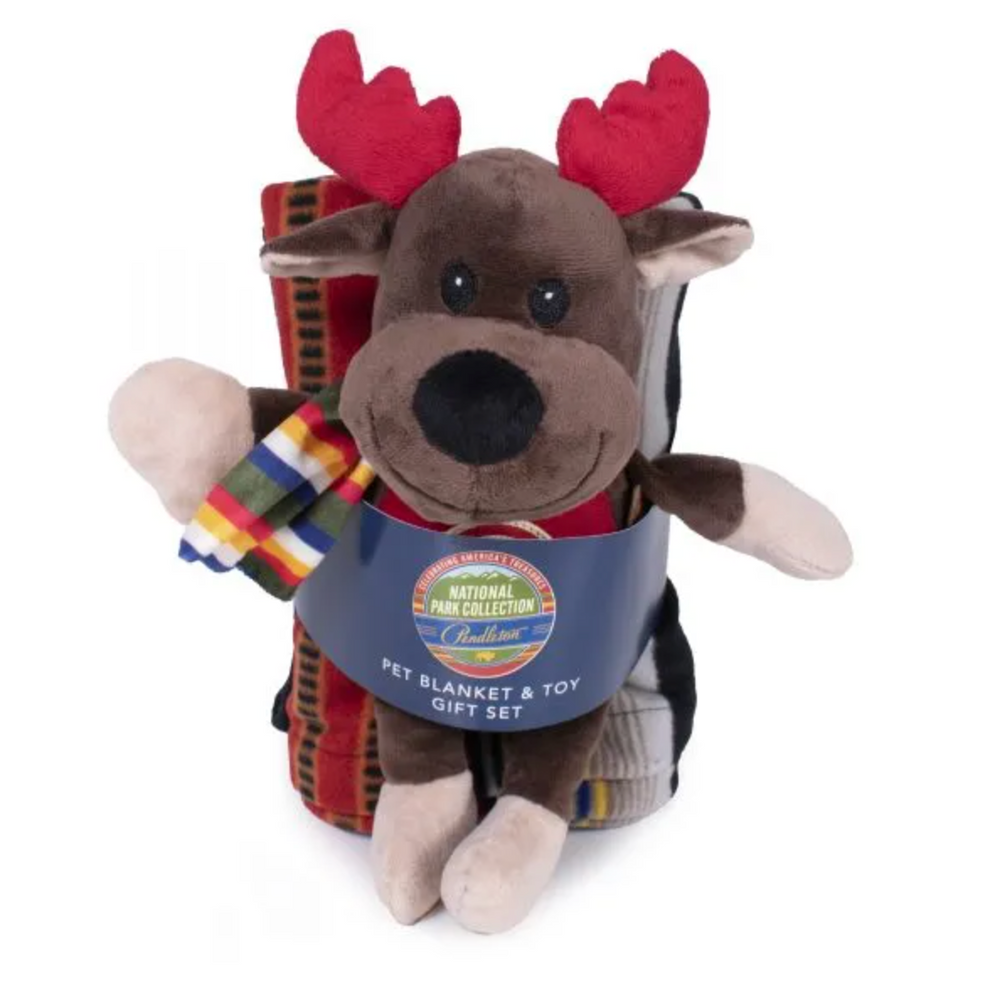Pendleton Hundespielzeug Soft Toy Pal Moose mit Fleecedecke Acadia