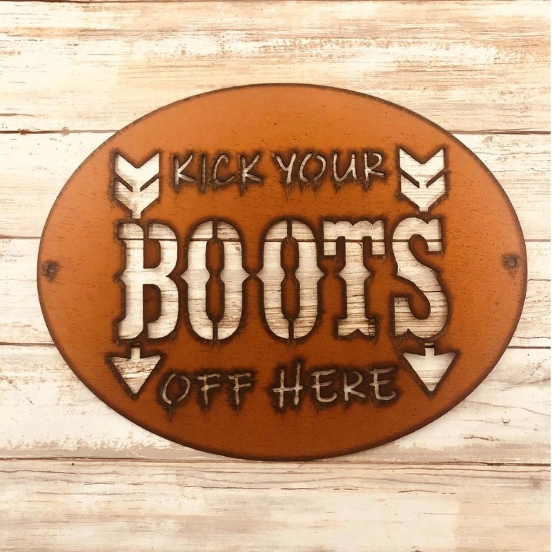 universal-ironworks-rustic-metal-sign-kick-off-your-boots-4hooves