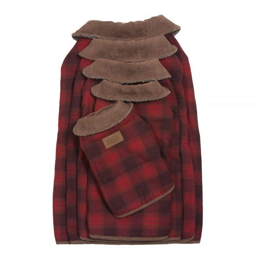 Pendleton Wende-Hundemantel Classics Collection - Red Ombre Plaid