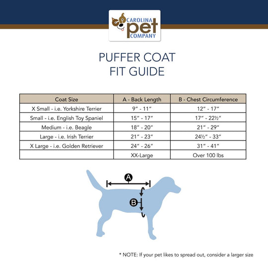 Pendleton Hunde-Puffermantel - verschiedene Farben