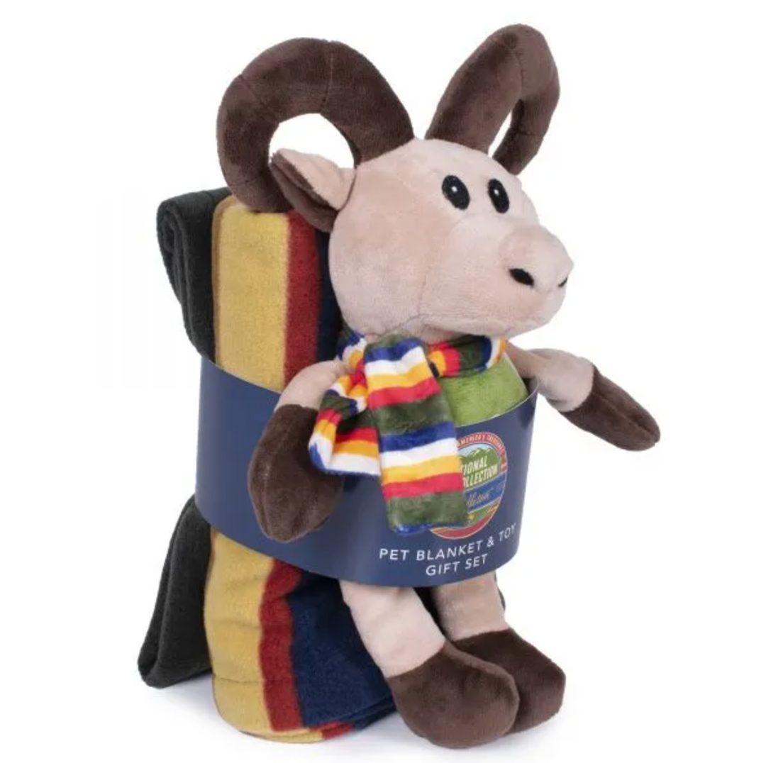 Pendleton Hundespielzeug Soft Toy Pal Long Horn Sheep mit Fleecedecke Badlands