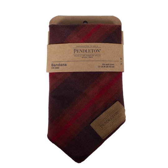 Pendleton Bandana für Hunde - Red Ombre Plaid