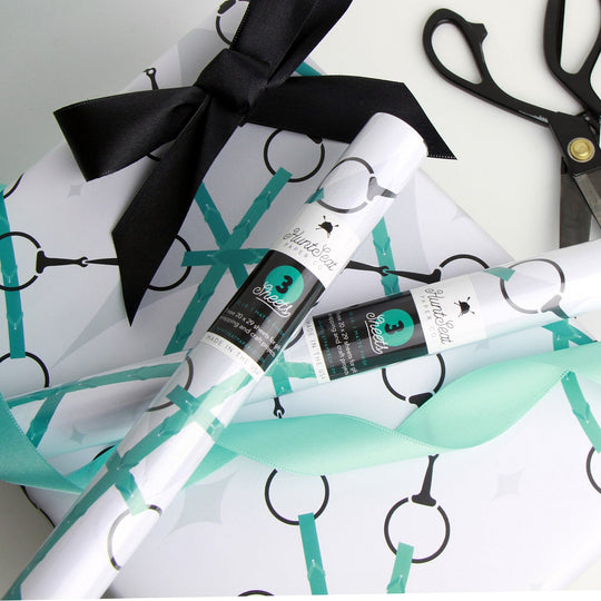 Hunt Seat Paper Co. “Bits + Reins” wrapping paper