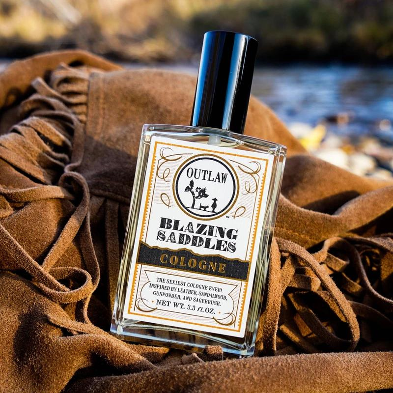 Leather Blazing Saddles Cologne Outlaw Soaps: The Gambler, Blazing