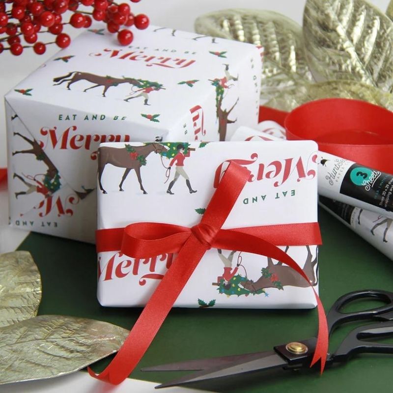 hunt-seat-paper-co-gift-wrap-eat-and-be-merry-4hooves-gifts