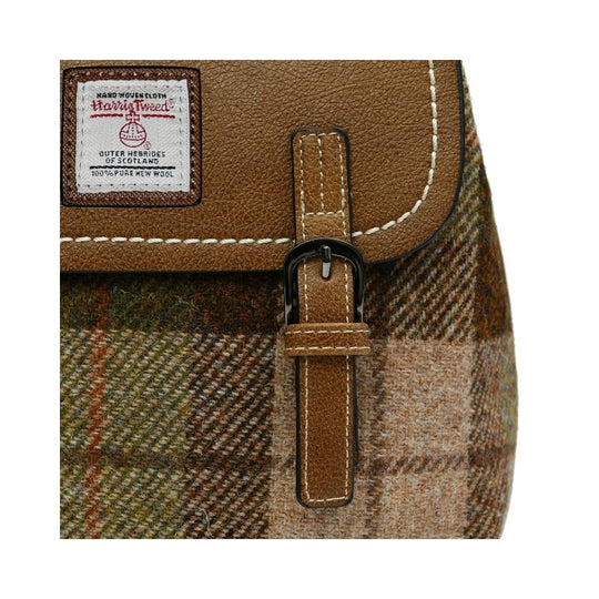 islander-harris-tweed-jura-backpack-chestnut-tartan-4hooves-buckle