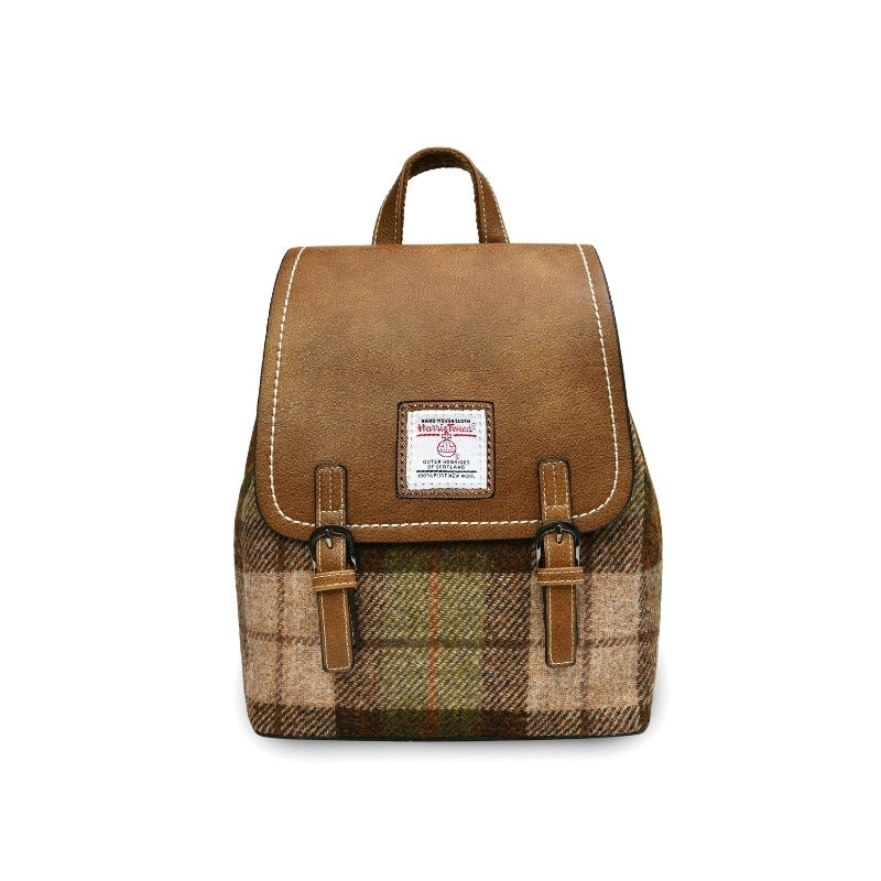 islander-harris-tweed-jura-backpack-chestnut-tartan-4hooves