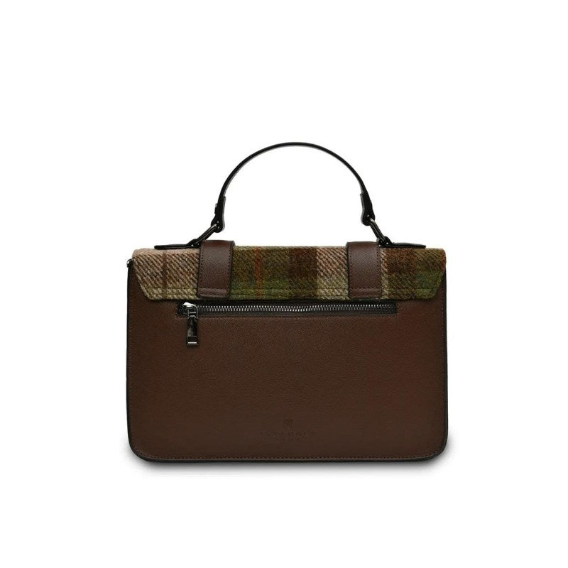 islander-harris-tweed-medium-satchel-chestnut-tartan-4hooves-back