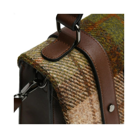 islander-harris-tweed-medium-satchel-chestnut-tartan-4hooves-top-detail
