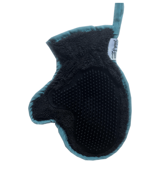 tacksaver-curry-more-mitt-4hooves-medium-black-teal